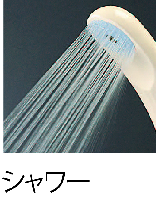 低水圧用シャワーヘッド PS329-80X-W【SANEI】|【攻める♪賃貸DIY】賃貸住宅でも楽しめるDIYパーツストア